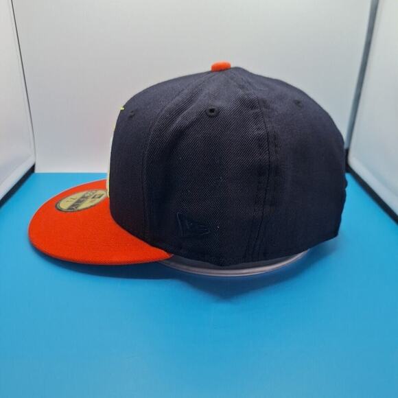 New Era 59FIFTY Miami Marlins Fitted 7 3/4 Hat Cap Black MLB Wool - Picture 3 of 7